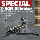 [SET] X-BOW Alligator - Pacchetto Red Dot - 80 lbs - 175...