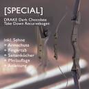 [SP&Eacute;CIALE] DRAKE Dark Chocolate - Take Down - 62-70 pouces - Arc recurve - 18-38 lbs