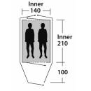 OUTWELL Cloud - Tenda - varie dimensioni misure