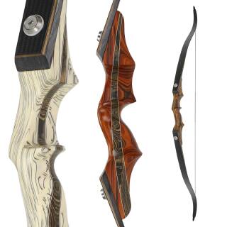 SPIDERBOWS - Hawk - SRF Design - SWS - 60-66 pouces - 25-50 lbs - Arc recurve Take Down