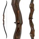 JACKALOPE - Tigerseye - 64 inch - Classic - Take Down Recurve Bow - 30-40 lbs