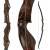 JACKALOPE - Tigerseye - 64 inch - Classic - Take Down Recurve Bow - 30-40 lbs