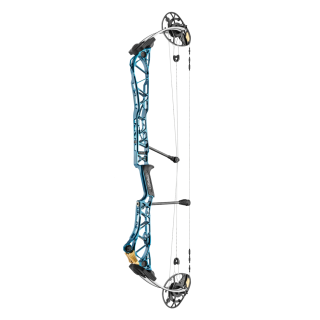 MATHEWS Title 38 - Compoundbogen - 60 lbs | 29.0 Zoll | Rechtshand | Deep Teal/ White Limbs