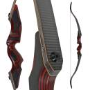 JACKALOPE - Red Beryl - Classic Tournament - 62-64 inch - 30-50 lbs - Take Down Recurve bow