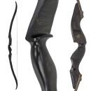 JACKALOPE - Obsidian - Classic Tournament - 62-64 inch - 30-50 lbs - Take Down Recurve bow