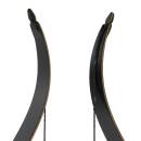 JACKALOPE - Obsidian - Classic Tournament - 62-64 inch - 30-50 lbs - Take Down Recurve bow