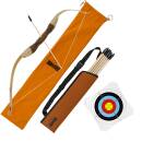 FLITZEBOGEN Bamboo Set - 40 pulgadas - Juego de arco para...