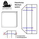 STRONGHOLD Cible en mousse Circle Strong - Taille : L - jusqu&agrave; 65 lbs (100x30 cm)