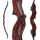 JACKALOPE - Red Beryl Hunter - Tournament - 60 inches - 30-50 lbs - Take down recurve bow