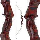 JACKALOPE - Red Beryl Hunter - Tournament - 60 inches - 30-50 lbs - Take down recurve bow