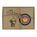 Archery moments of happiness - handmade motif cards