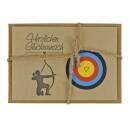 Archery moments of happiness - handmade motif cards