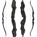 SPIDERBOWS Blizzard - 64-68 pulgadas - 25-50 libras - SWS - Take Down Recurve Bow