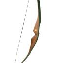 BEAR ARCHERY Green Glass Grizzly - 58 pollici - 30-60 lbs - Ricurvo monopezzo